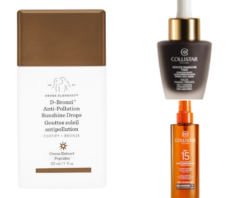 Suncare cover photo collage