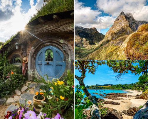 🌍 Best Places to Visit in New Zealand – Land of Adventure & Beauty cover photo collage