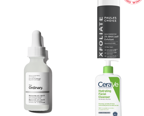 The "I Can't Believe It's Not A Filter" Skincare Routine cover photo collage