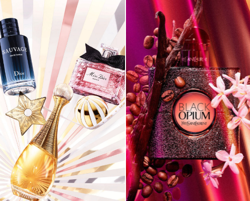 The perfume scent lab cover photo collage