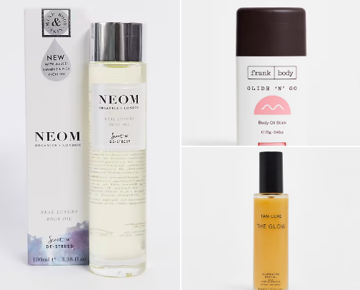 Face & Body Oil cover photo collage