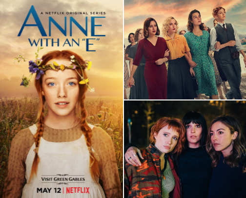Favorite Netflix TV Slow Burn Shows cover photo collage