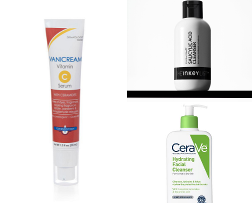 Budget skincare cover photo collage