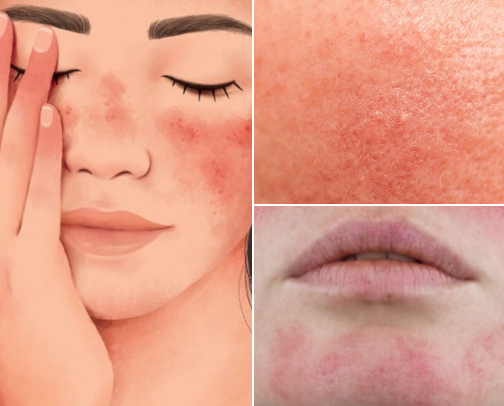 ❤️SOS Relief for Rosacea & Redness❤️ cover photo collage