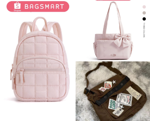 Bags Collection I Reco as a Student | 🍊 App cover photo collage