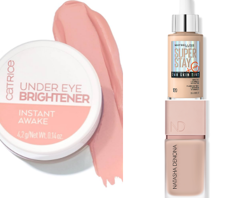 Drugstore makeup products I use daily cover photo collage