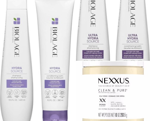 The best hair products for the shower and styling! cover photo collage
