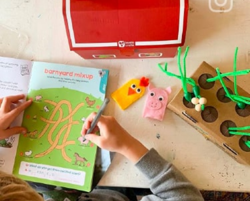 "Best Educational Box Extension for Quiet Time: Kiwico & Lovevery" cover photo collage