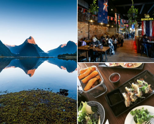 New Zealand 🏔️ cover photo collage