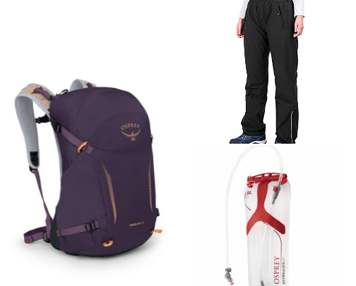 My Day Hiking Essentials cover photo collage