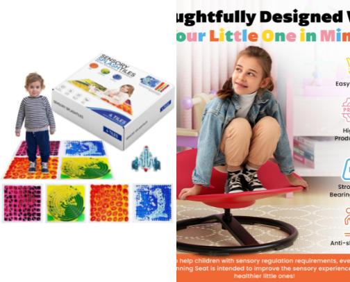Sensory Toys cover photo collage
