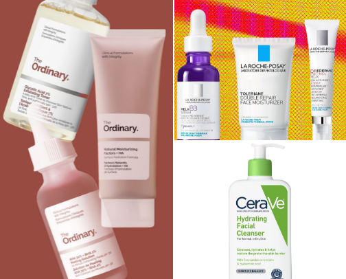 Beauty & skincare cover photo collage