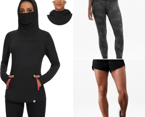 Workout gear cover photo collage