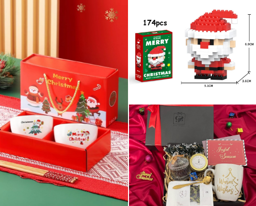 hampers natal gemes di shopee cover photo collage