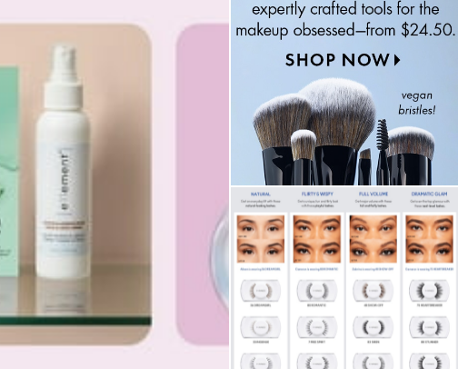 Ladies skincare products cover photo collage
