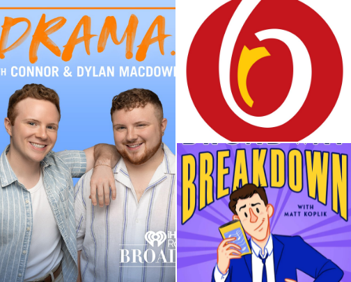 Broadway Podcasts cover photo collage