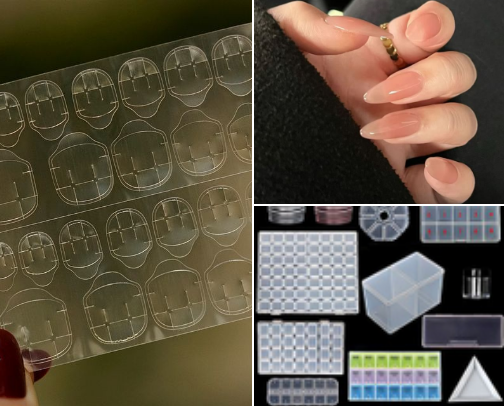 Press-On Nails & Nail Essentials cover photo collage