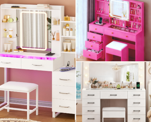 Most Popular Vanity Sets Right Now (Top Picks) #WalmartPartner cover photo collage