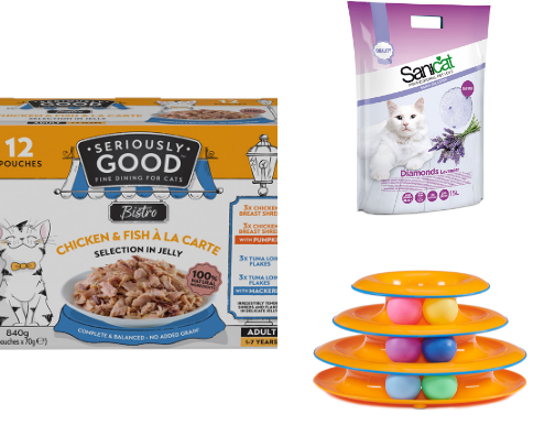 Purrfect Picks: Cat Food, Toys & Must-Have Accessories 🐾 cover photo collage