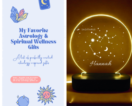 My Favorite Astrology & Spiritual Wellness Finds and gift ideas cover photo collage