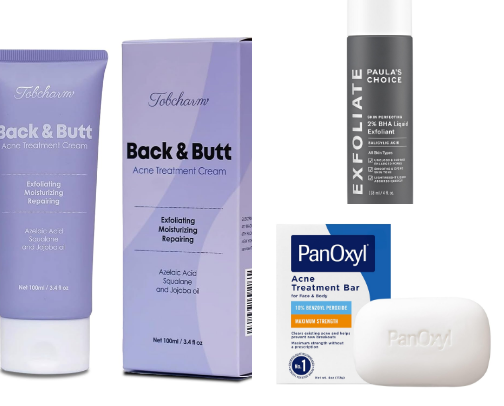 Keeping my 🍑 butty fresh and acne free! cover photo collage
