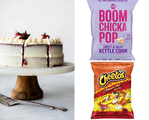 Snacks that are healthy and unhealthy cover photo collage