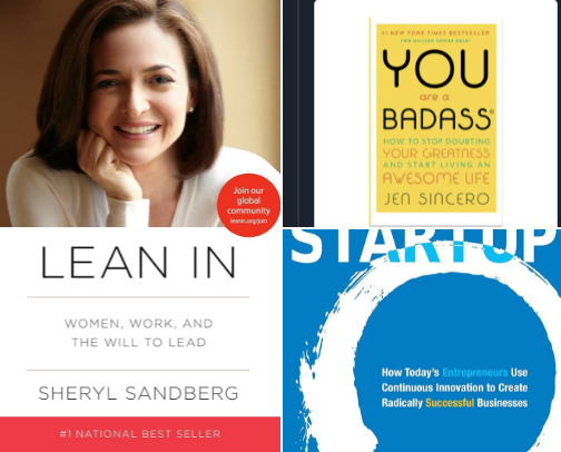 32 Game-Changing Books Every Female Entrepreneur Needs to Read cover photo collage