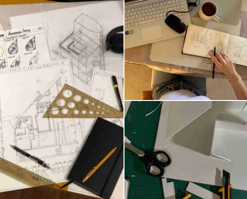 🏛️ Architecture College Stationery must haves for College Freshers cover photo collage