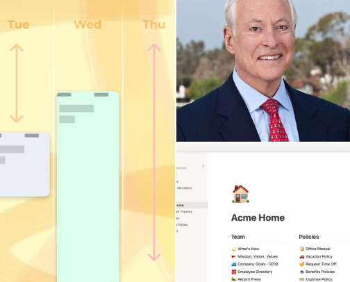 Productivity Masterclass: Principles and Tools for the Ideal Work Week cover photo collage