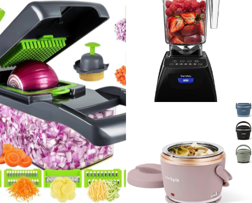 Kitchen appliances cover photo collage