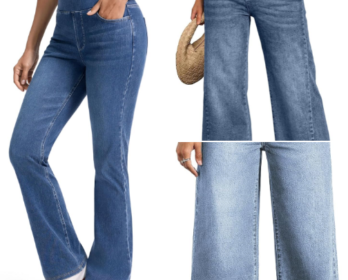 Effortlessly Stylish Fashion Jeans – Your Everyday Denim Essential cover photo collage