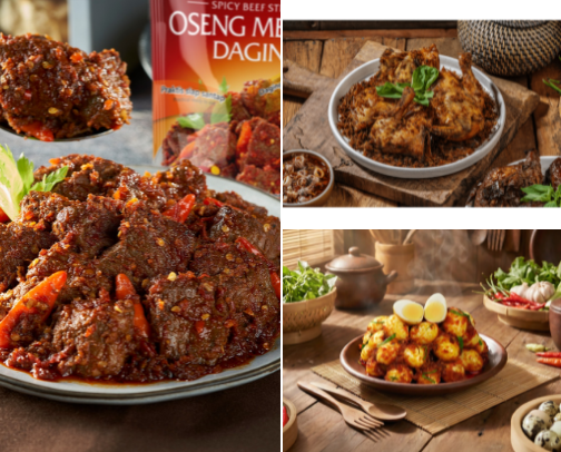 Ready-To-Eat Dish Indonesian Food You Must Try Because It's Really GOOD🤤🍛 cover photo collage