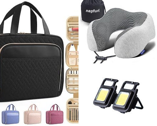 Small traveling items on the go 🚶‍♂️ 👌 cover photo collage