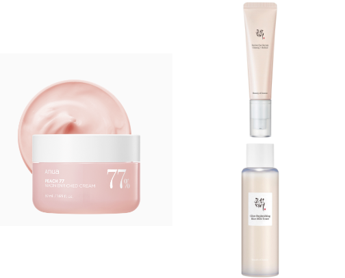 Skincare for that glass skin 🤳🏽 cover photo collage