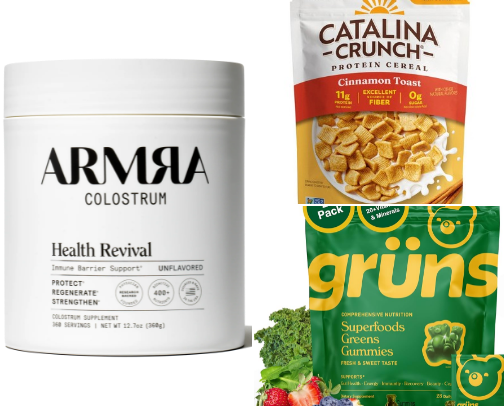 Favorite GLP-1 Supplements and Snacks cover photo collage