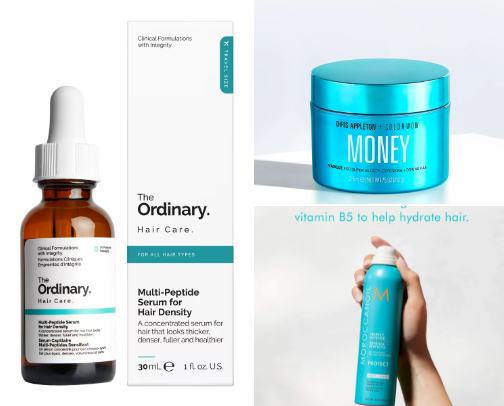 hair product must haves 💇🏼‍♀️💇🏼‍♀️ cover photo collage