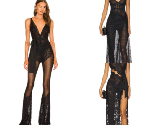 High-end fashion cover photo collage