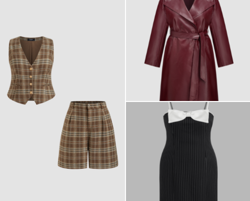Plus size / Curvy girl finds cover photo collage