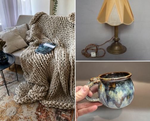 Cozy Home: Aesthetic Details for a Warm Living Space cover photo collage