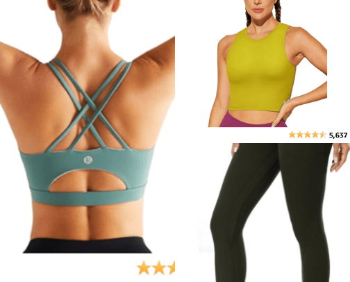 Active wear + my hot girl walk era cover photo collage