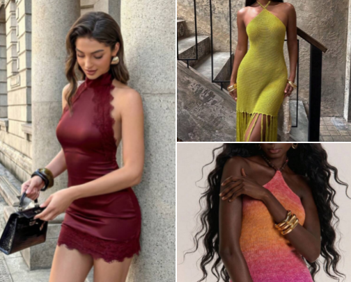 Elegant & Classy Dress👗🛍️ cover photo collage