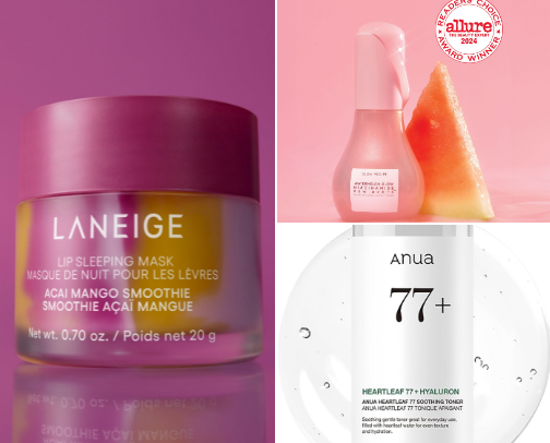 Skincare cover photo collage