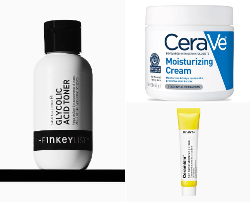 ↪skincare essentials cover photo collage