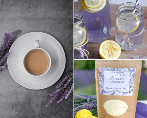 Drink Mixes Made With Edible Flowers cover photo collage