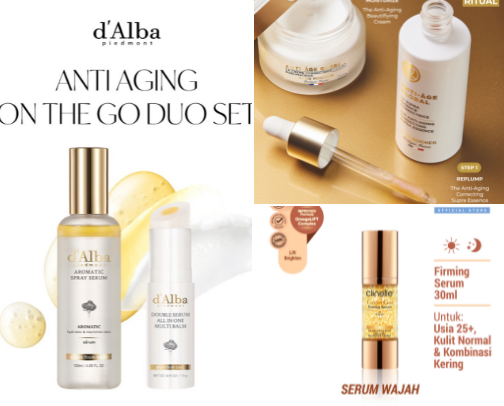 best anti-aging serum cover photo collage