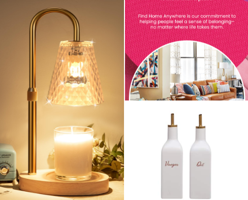 Home decor and favorites cover photo collage