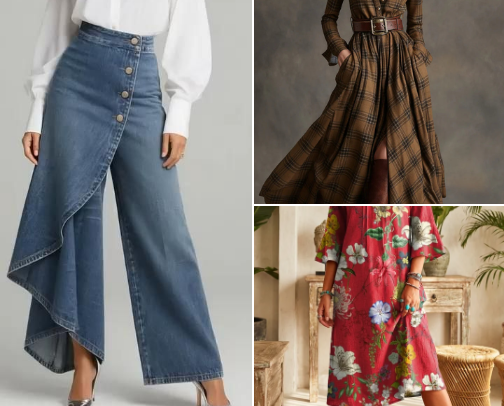Cotton & Linen: Effortless Elegance: Carefully selected designs that blend drape and comfort across different styles. cover photo collage