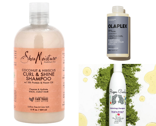 BEST PRODUCTS FOR CURLY HAIR (My Routine) cover photo collage
