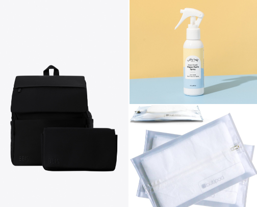 DIAPER BAG PACKED? Let’s do it together cover photo collage