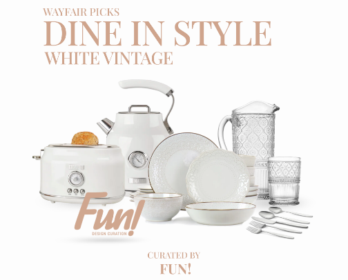 CLASSIC WHITE TABLE WARE IDEA cover photo collage